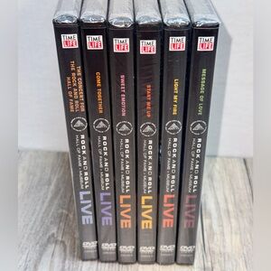 Time Life Rock & Roll Hall Of Fame + Museum - Live 6 DVD Collection *New Sealed*